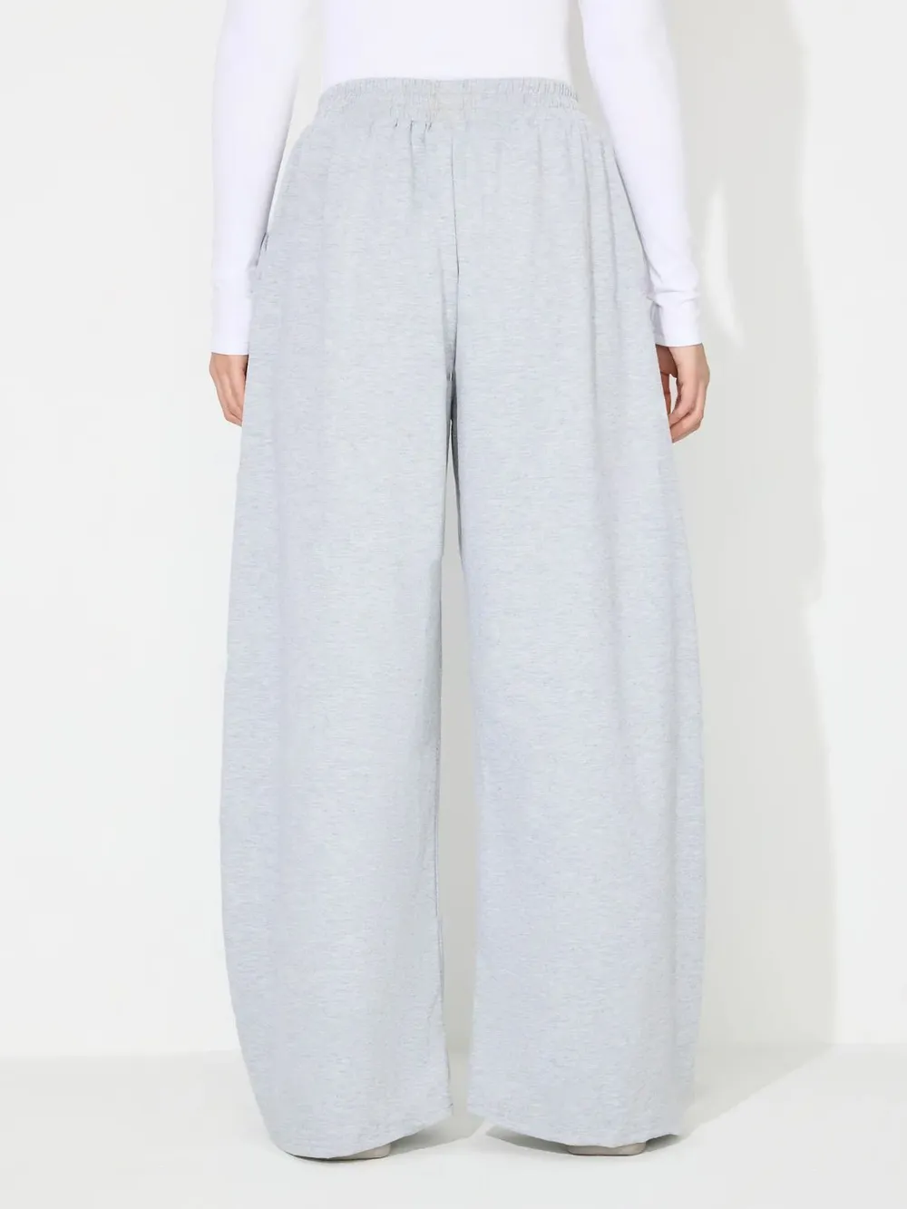Elastic Waist Wide Leg Pants with Pockets, image 7