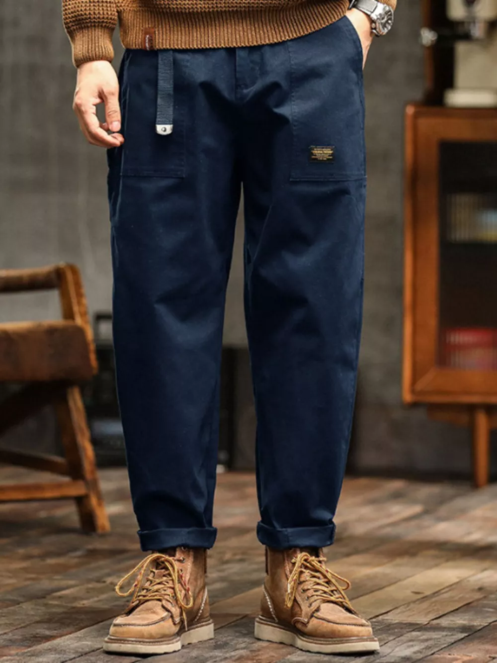 Men's Wide Leg Pants, image 6