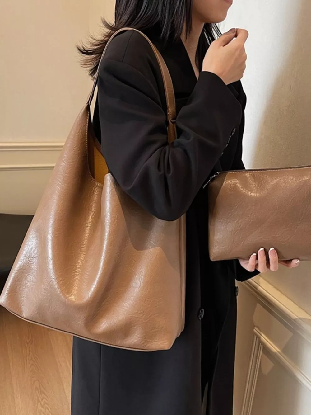 PU Leather Tote Bag, image 14