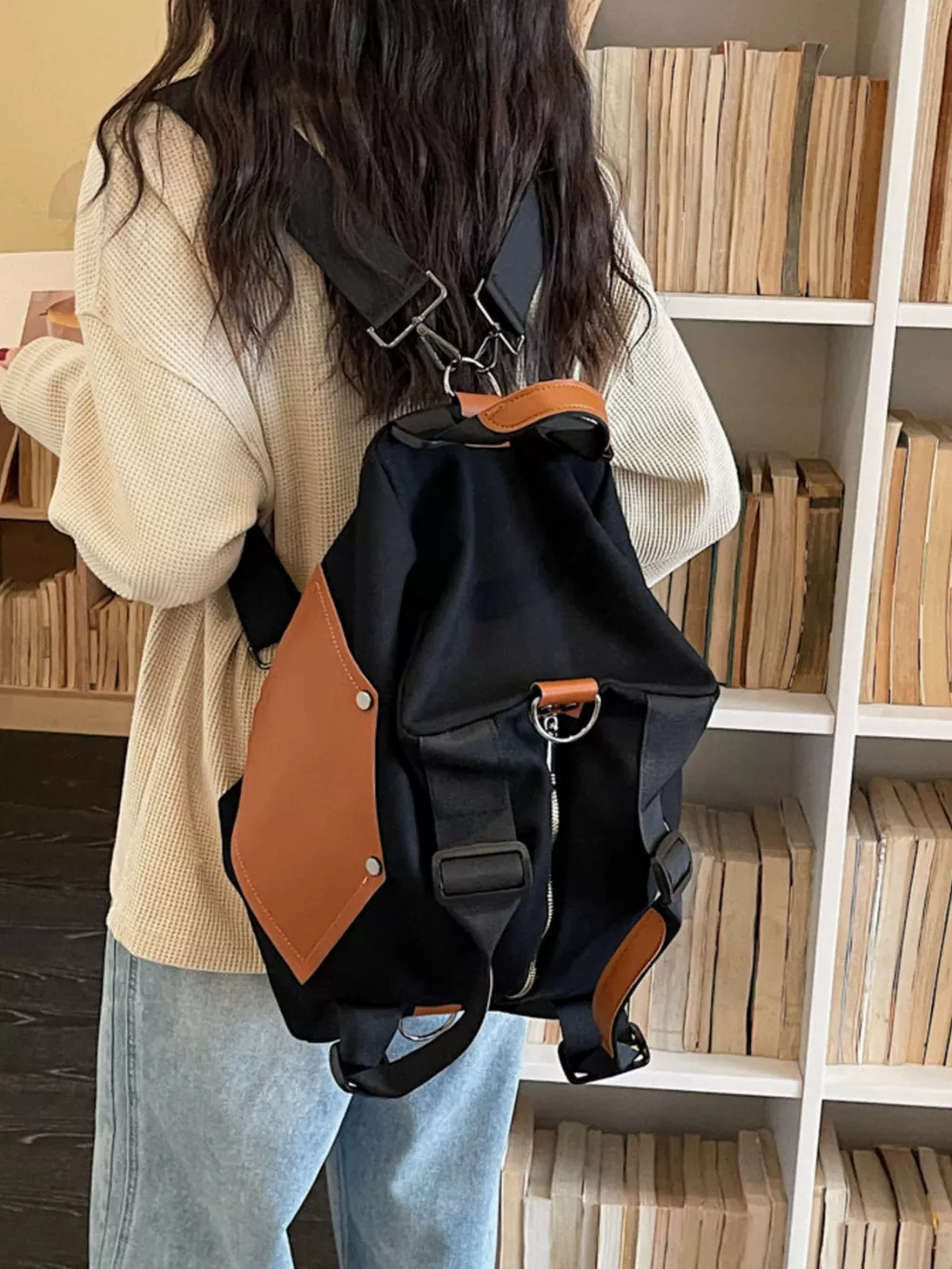 Contrast Color Crossbody Bag, image 4