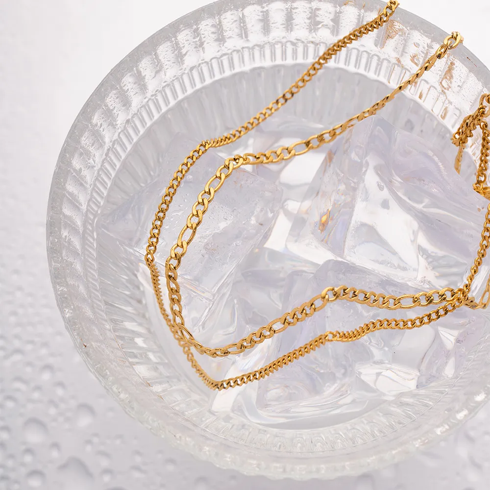 Stainless Steel Double-Layered Necklace, image 2