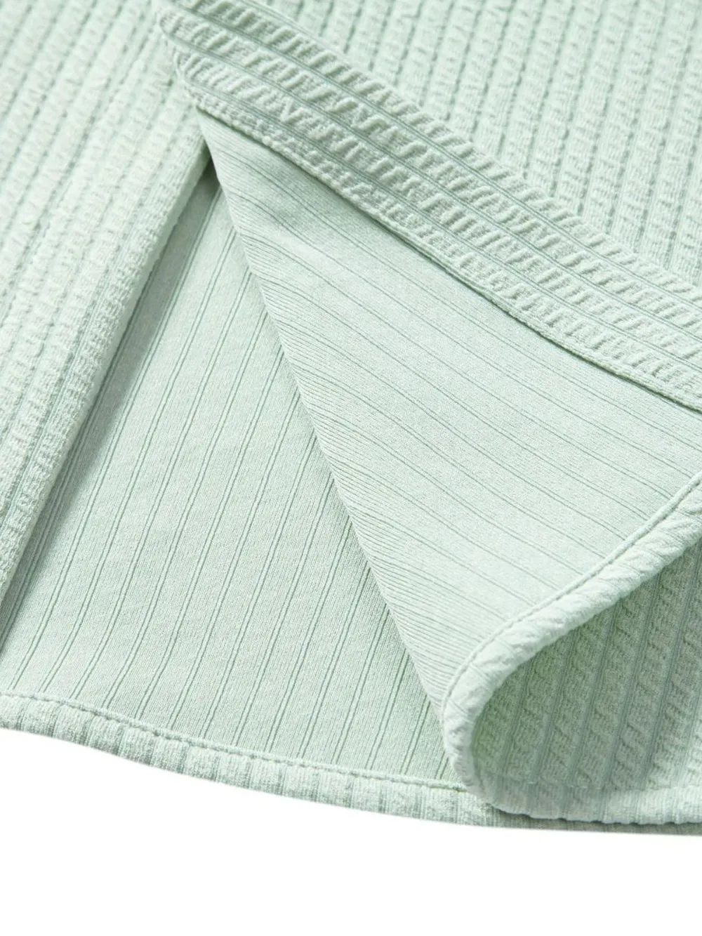 Men's Ribbed Short Sleeve Shirt and Shorts Set, image 16