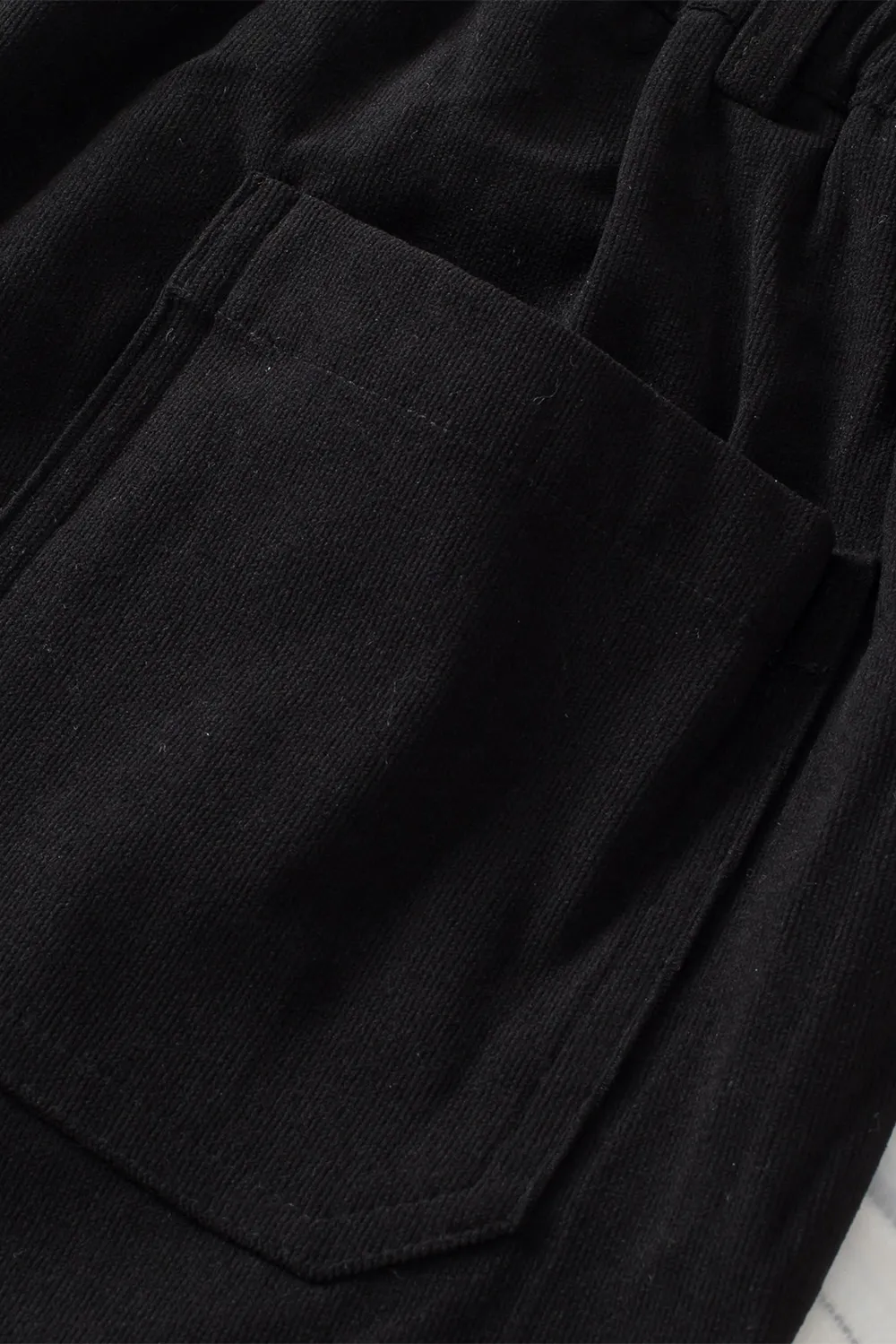 Half Elastic Waist Straight Pants, image 26