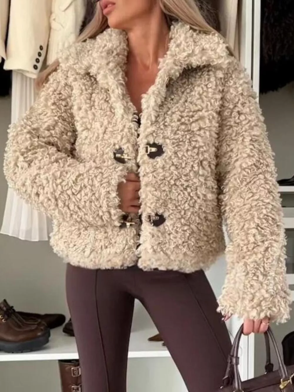 Sherpa Button-Down Outerwear, image 5