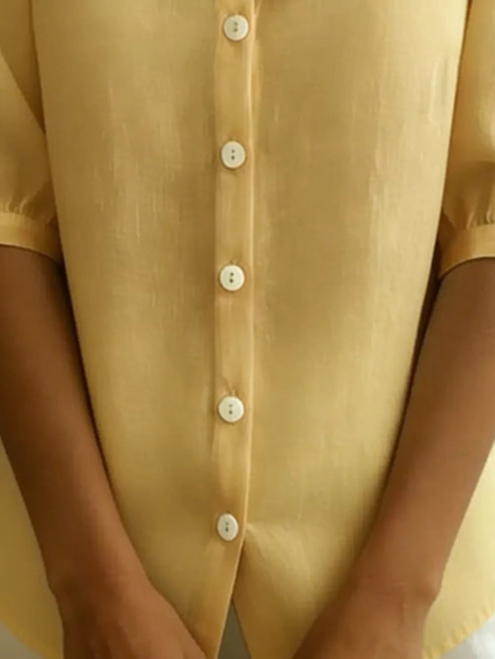 Peter Pan Collar Puff Sleeve Shirt, image 7