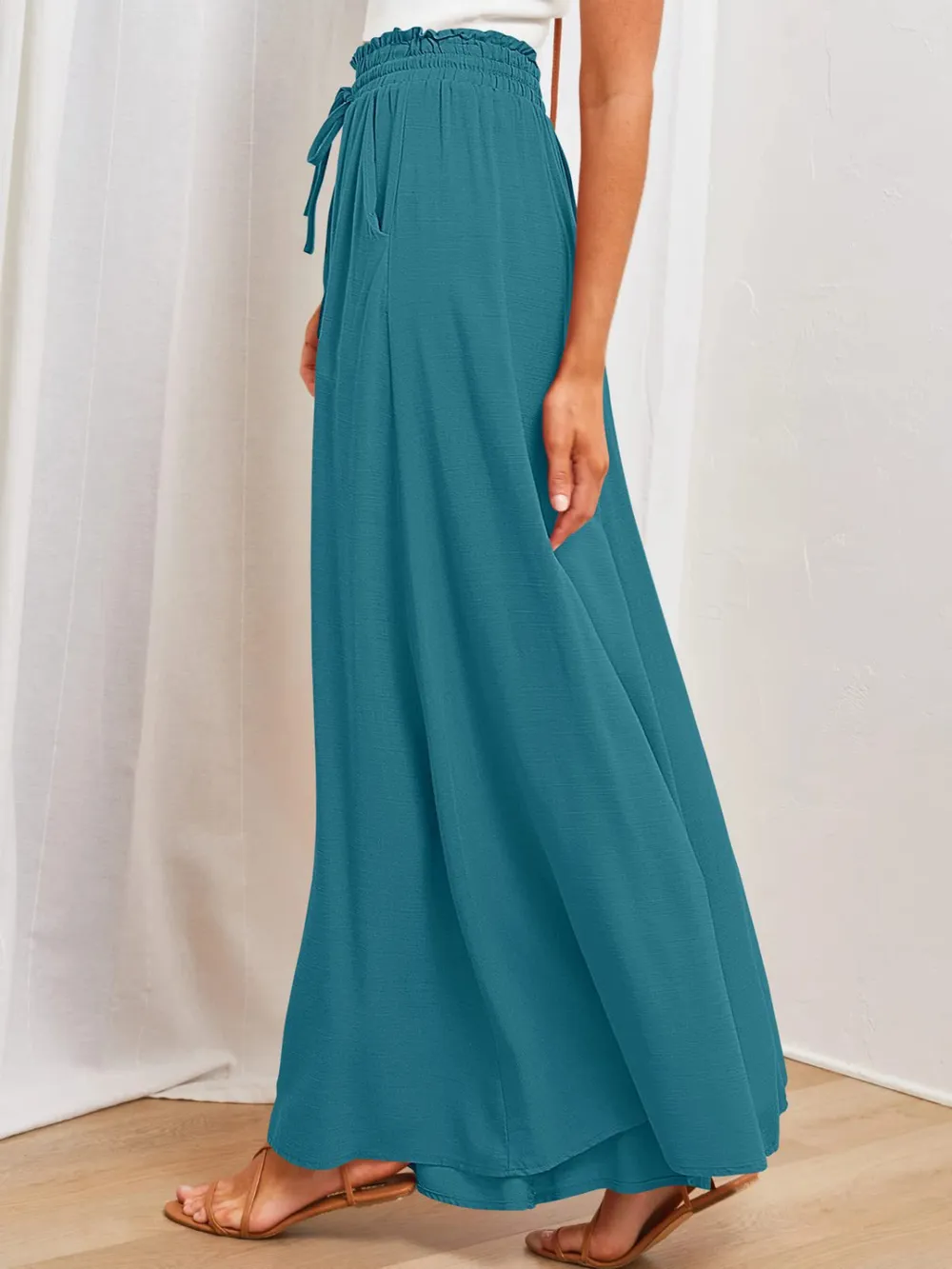 Wide Leg Pants with Pockets, image 19
