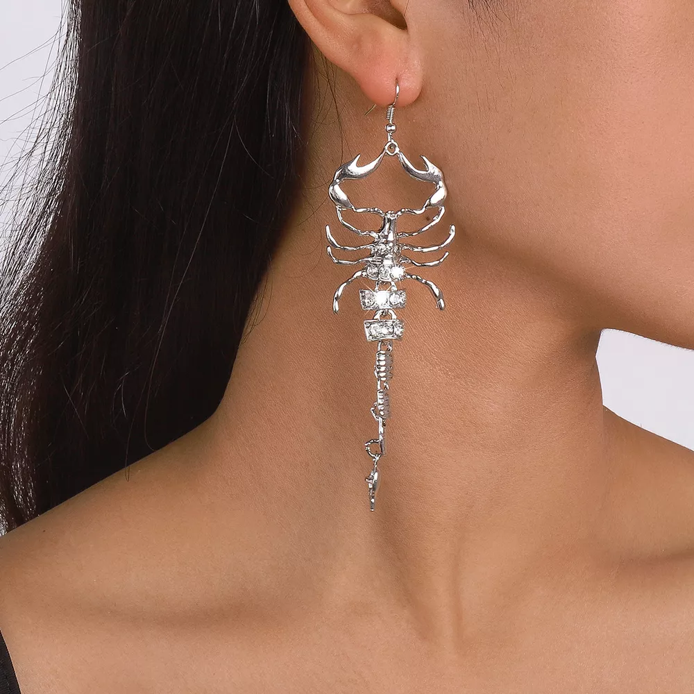 Scorpion Dangle Earrings, image 2
