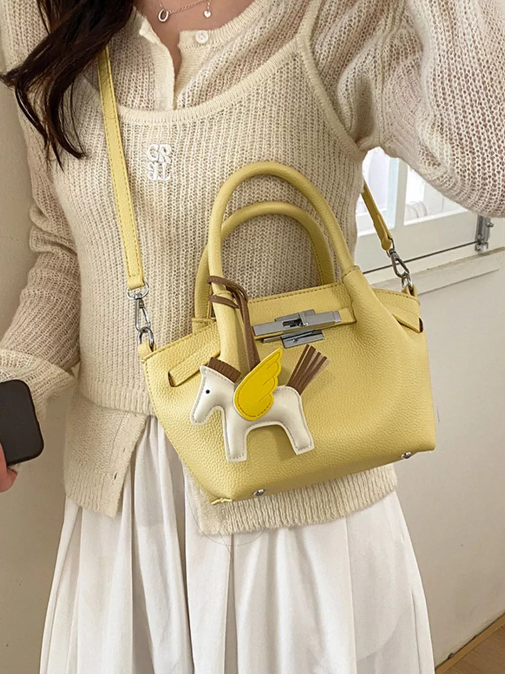 Top Handle Crossbody Bag, image 8