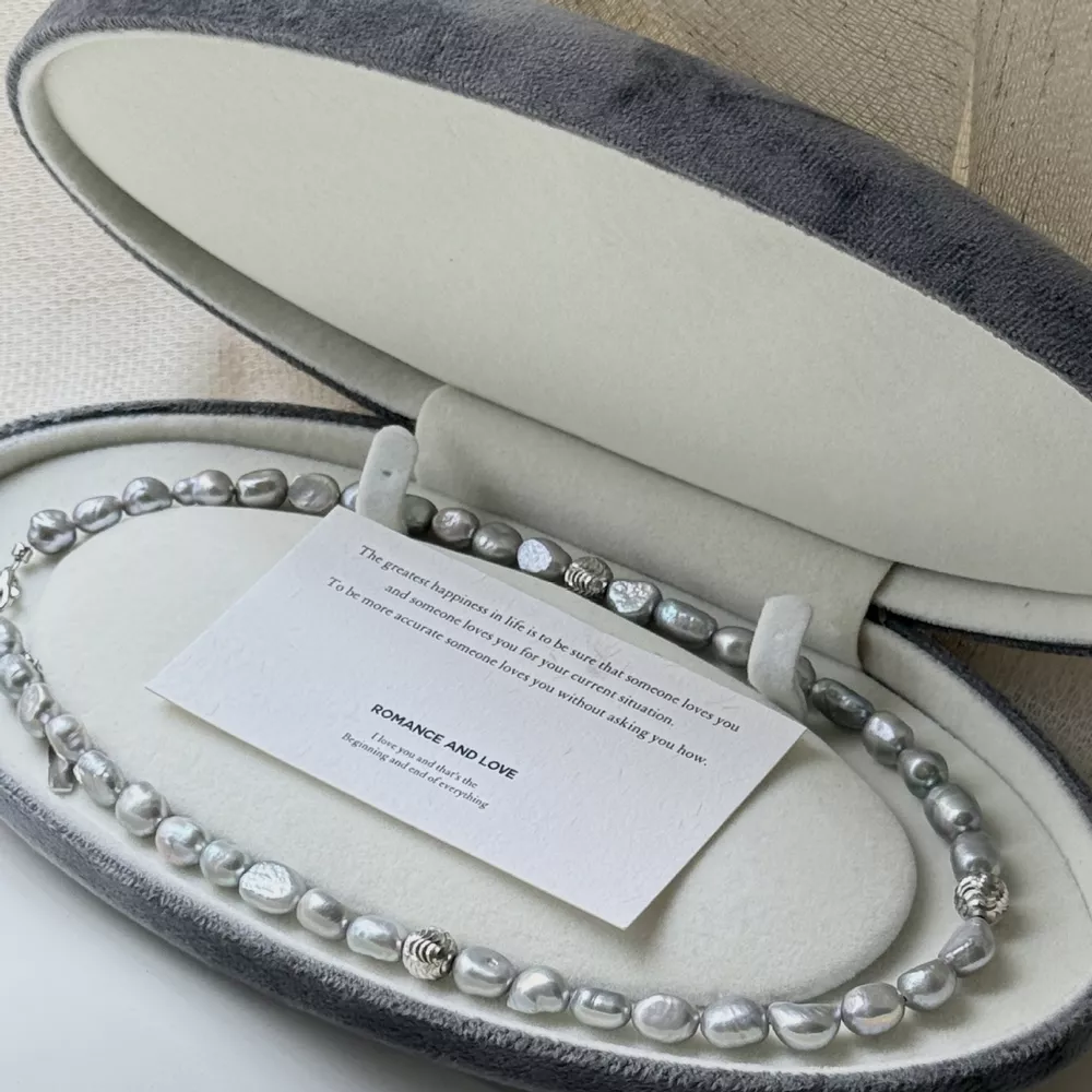 Pearl Choker Necklace, image 4
