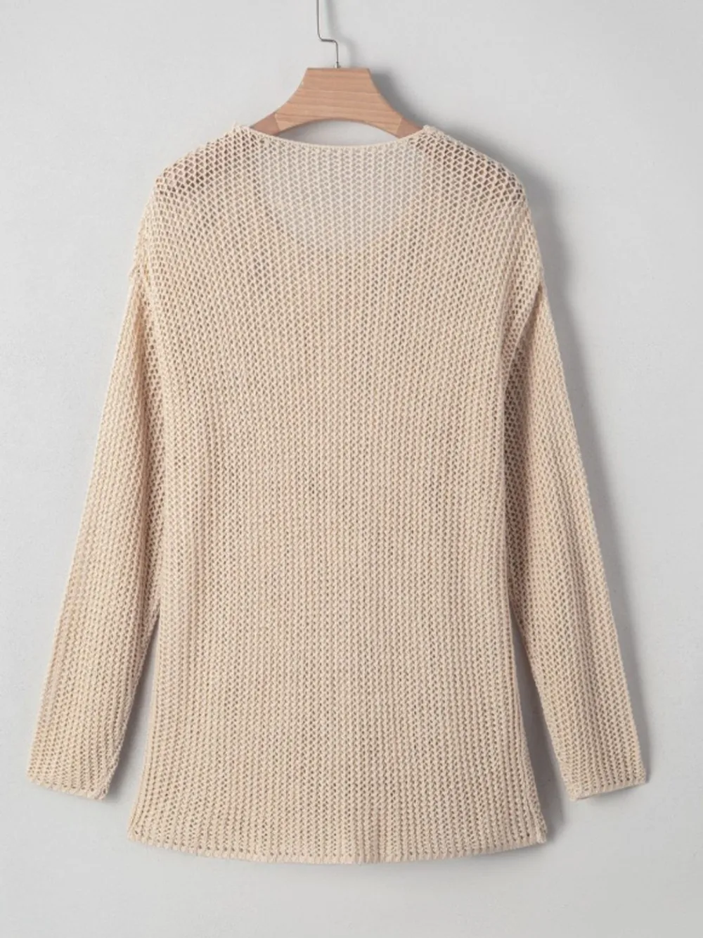 Lightweight Openwork Knit Cover Up, image 11