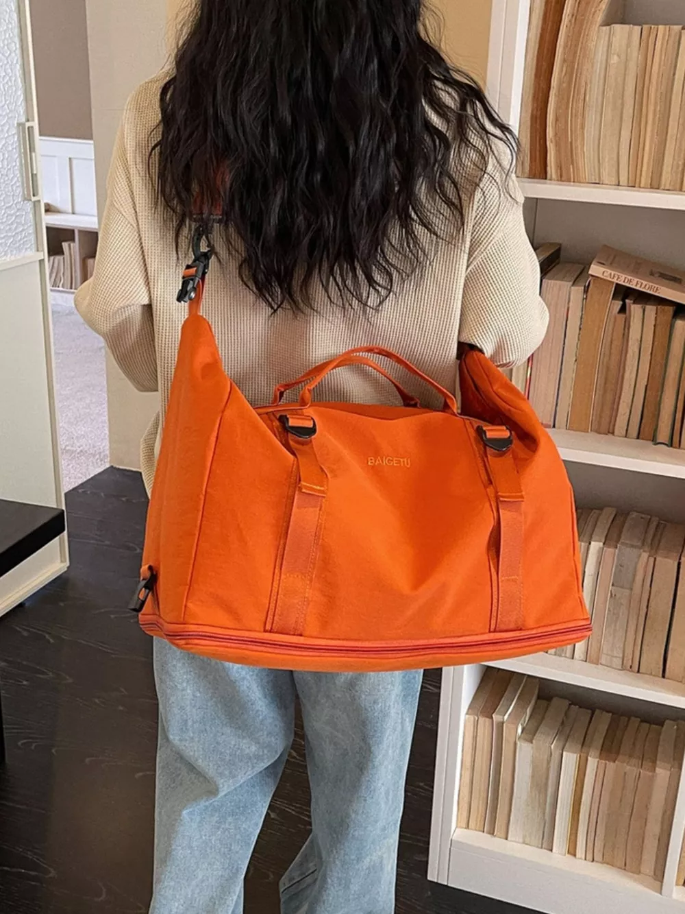 Lightweight Nylon Travel Bag, image 5