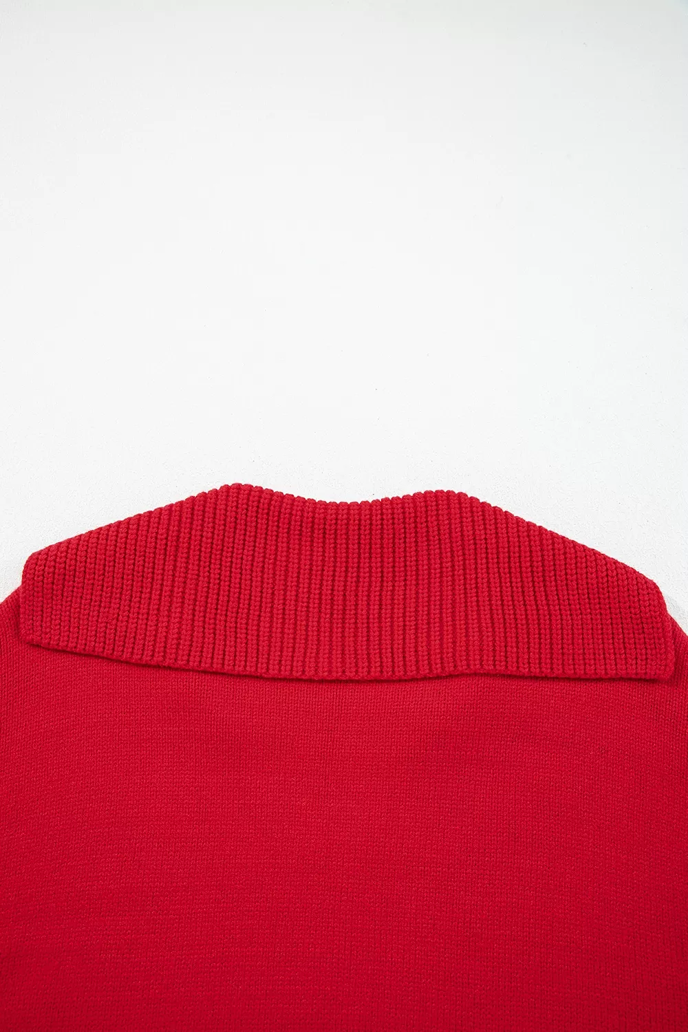 Ribbed Hem Long Sleeve Sweater, image 7