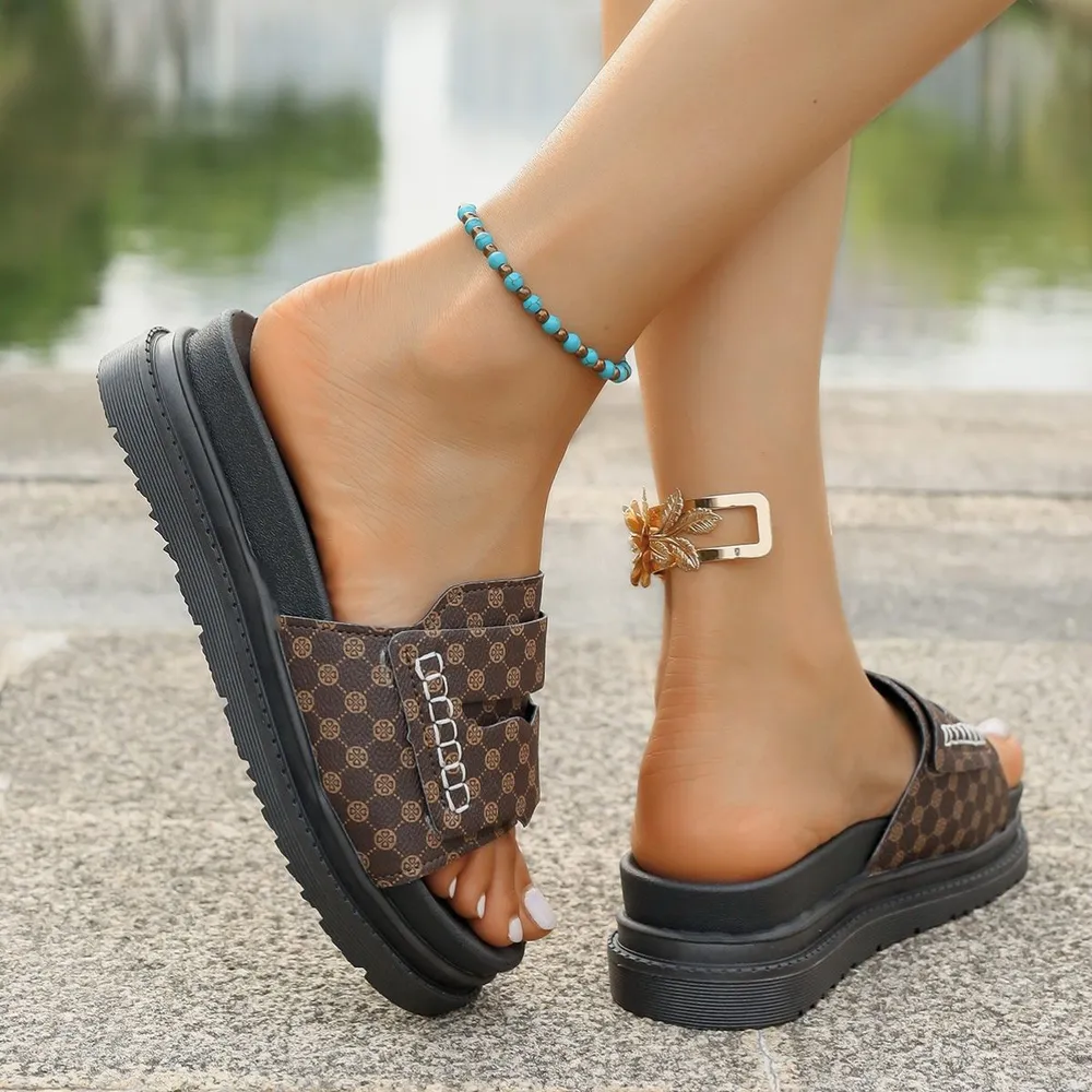 Open Toe Platform Sandals, image 4