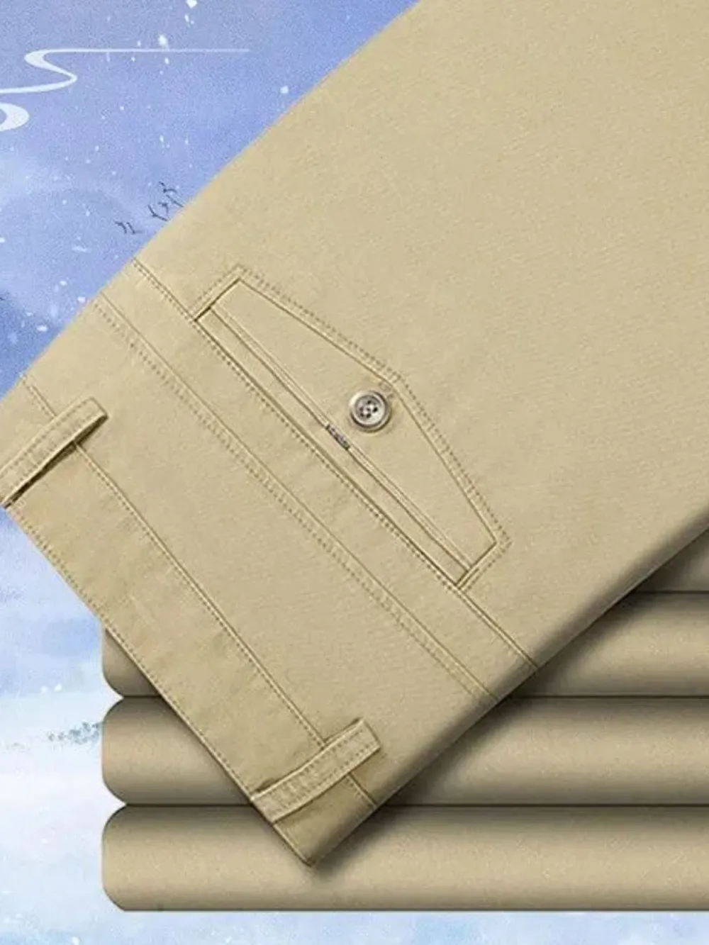 Men's Basic style Pocketed Pants, image 2