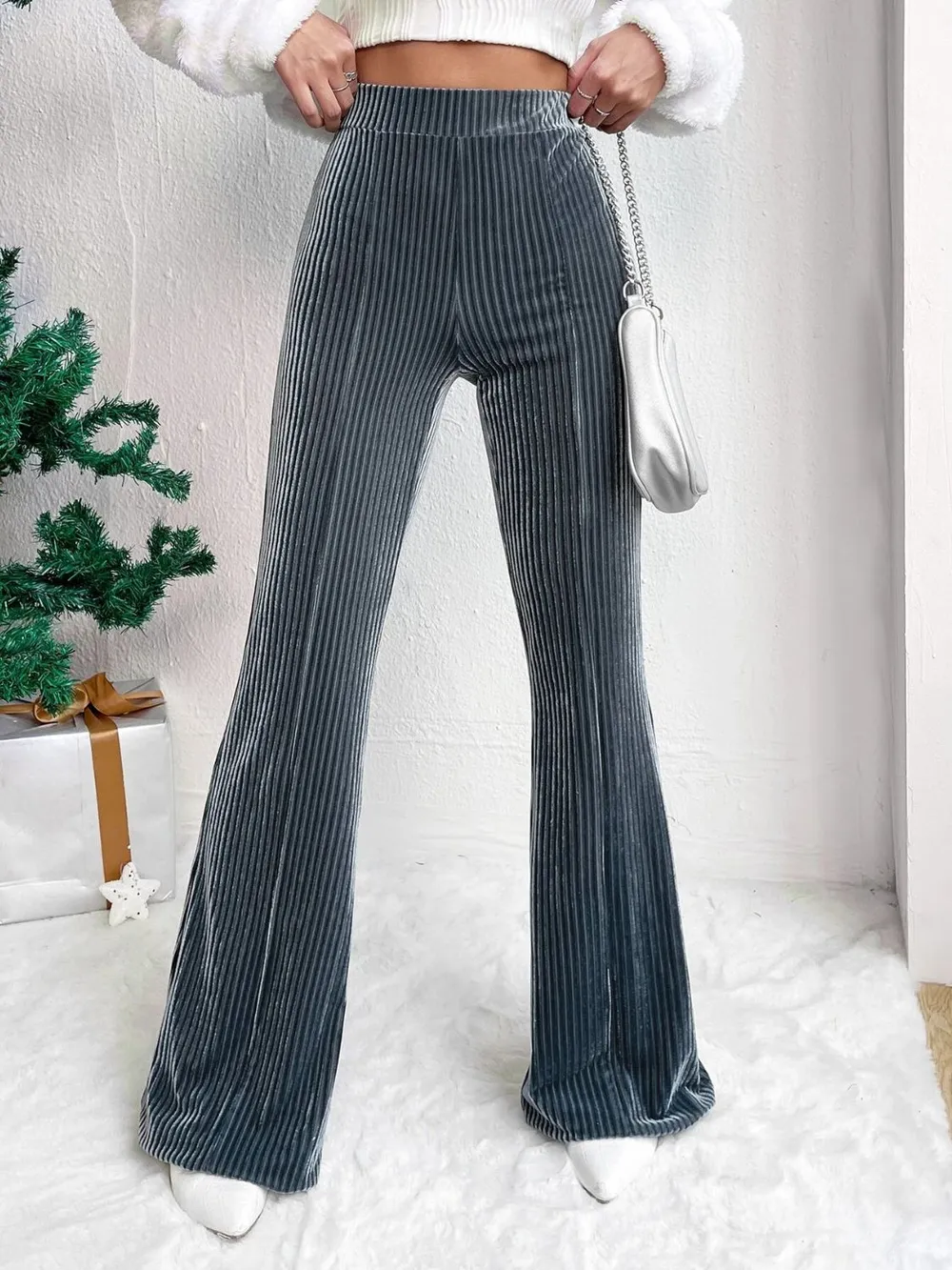 High Waist Flare Pants, image 5