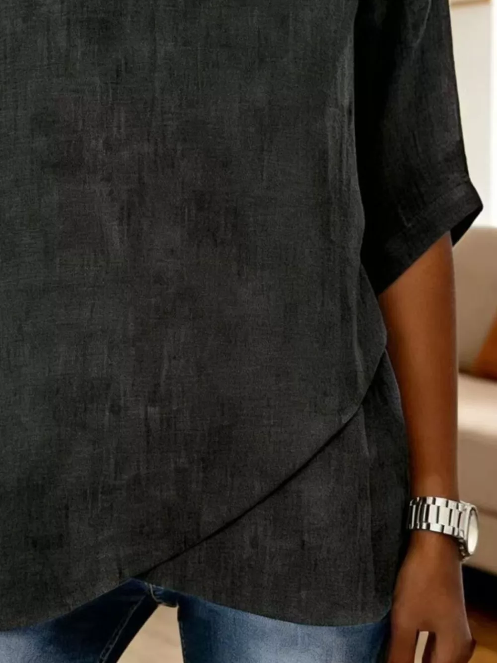 V-Neck Casual T-Shirt, image 4