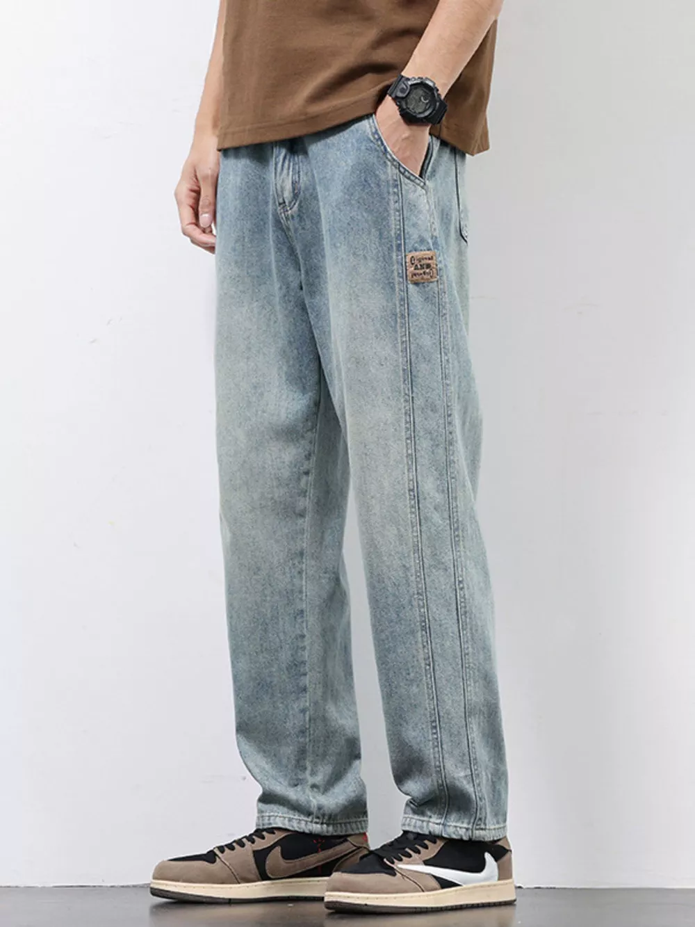 Men's Relaxed Fit Jeans, image 2
