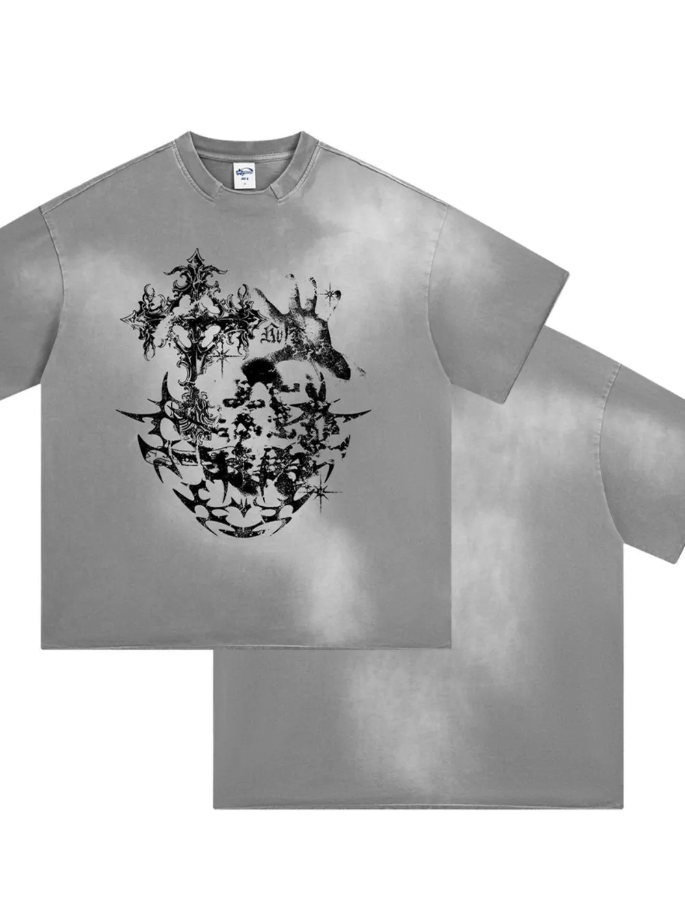 Men's Graphic Round Neck Half Sleeve T-Shirt, image 6