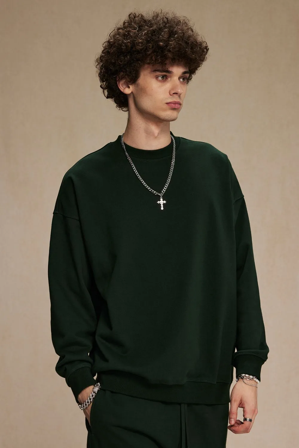 Men's Round Neck Long Sleeve Sweatshirt