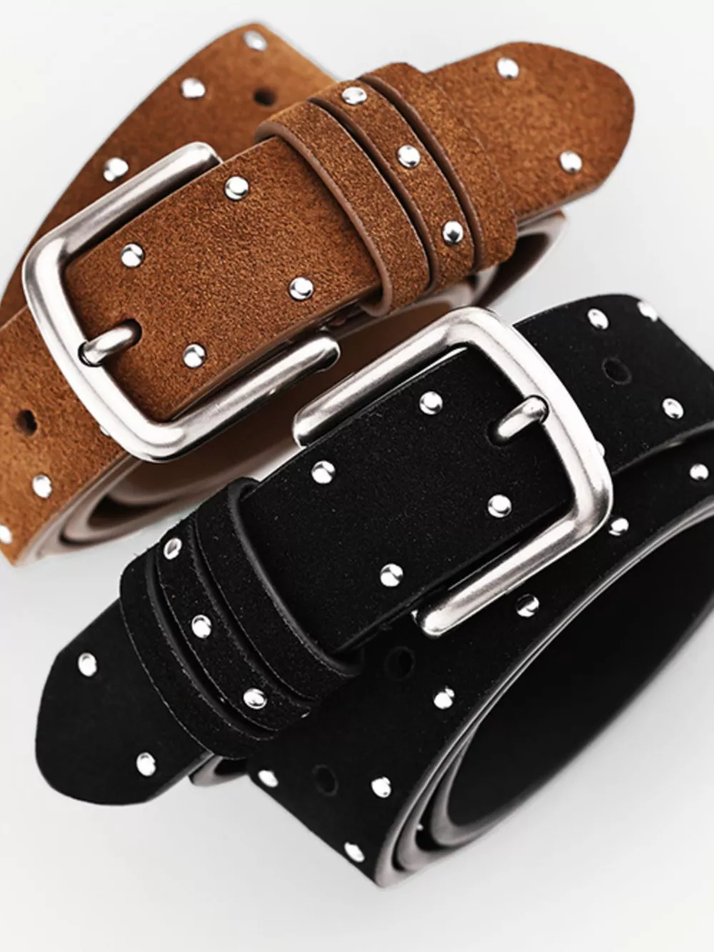 Studded Adjustable Buckle Belt, image 2