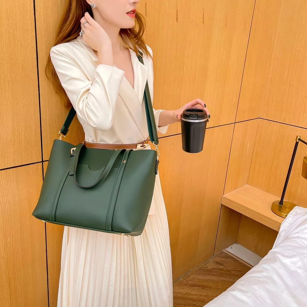 PU Leather Tote Bag, image 3