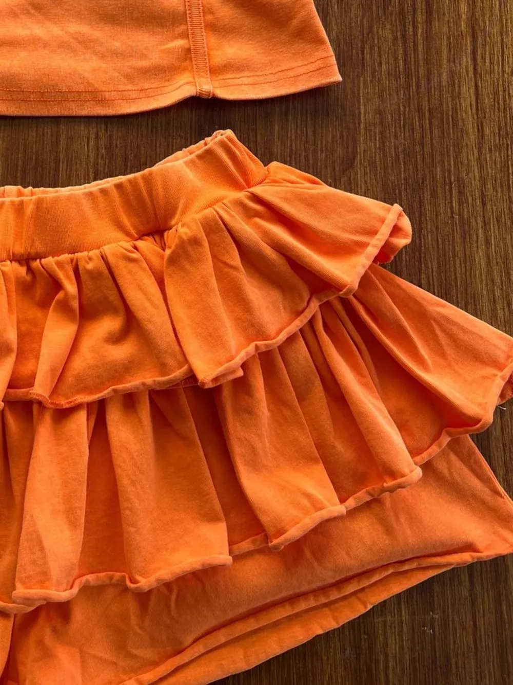 Scoop Neck Cami and Ruffled Skirt Set, image 14