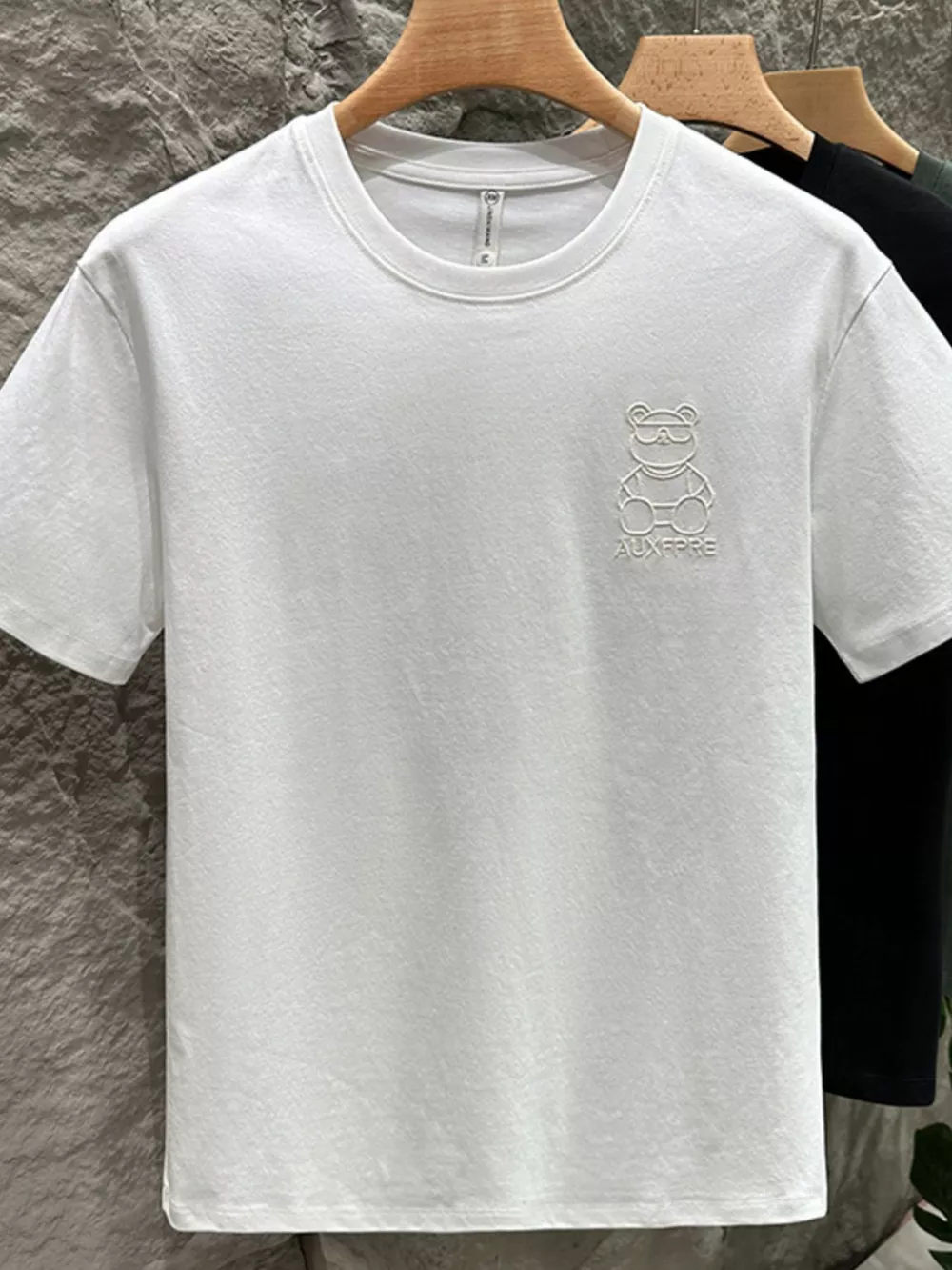 Men's Plus Size Round Neck Short Sleeve T-Shirt, image 3
