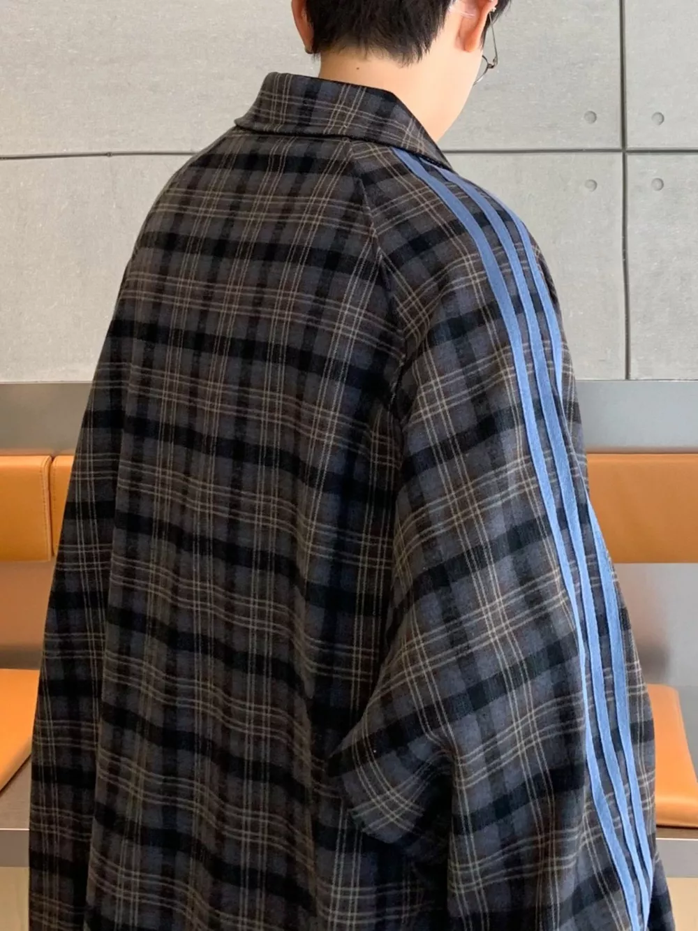 Men's Plus Size Plaid Casual Long Sleeve Shirt, image 3