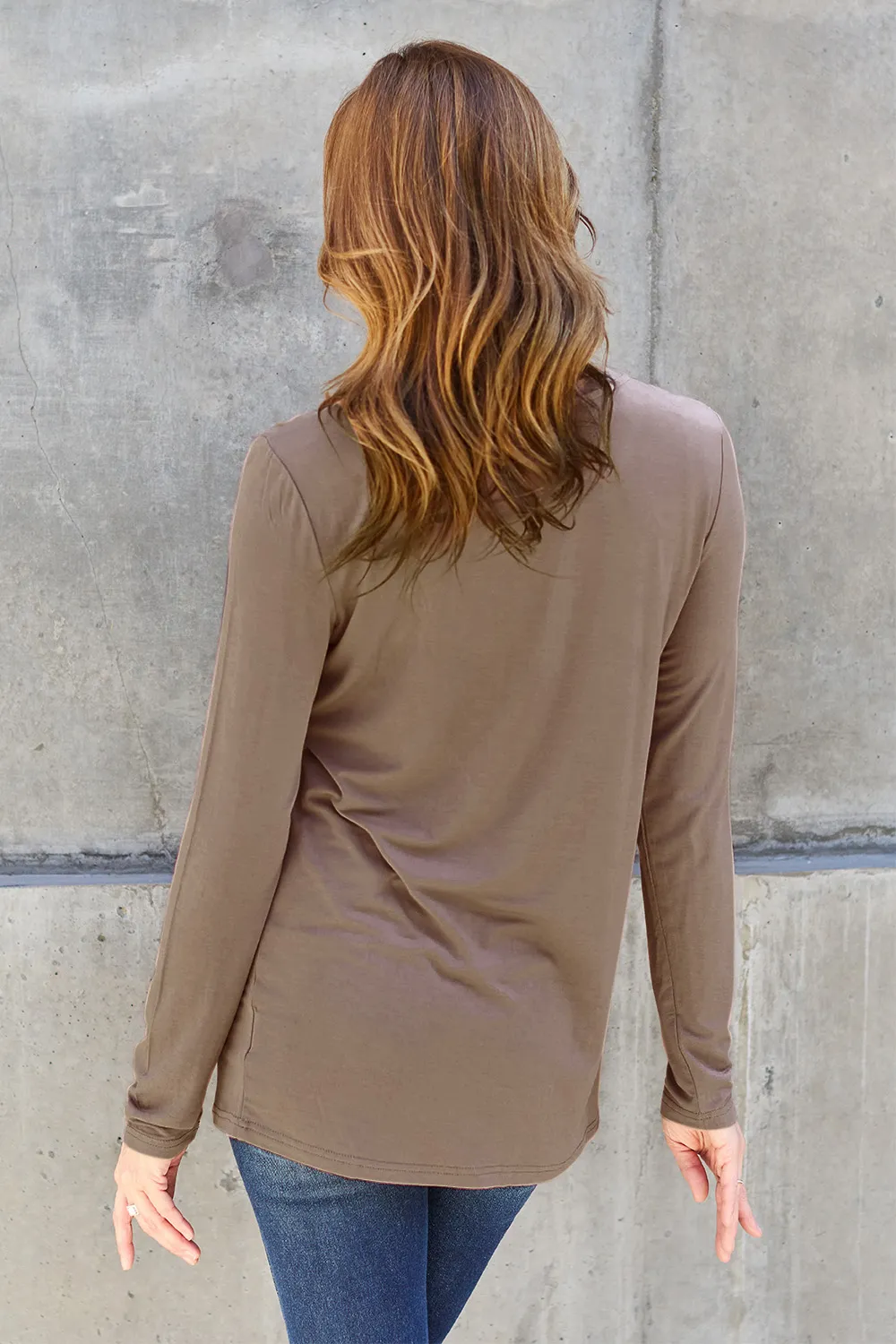 Full Size Round Neck Long Sleeve Top, image 23