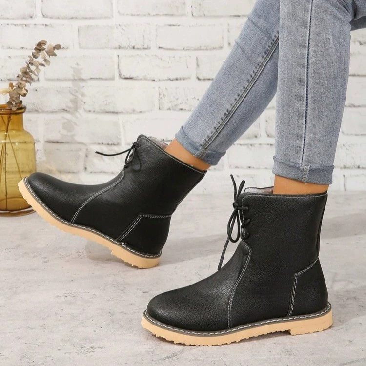 Round Toe Platform Boots, image 8