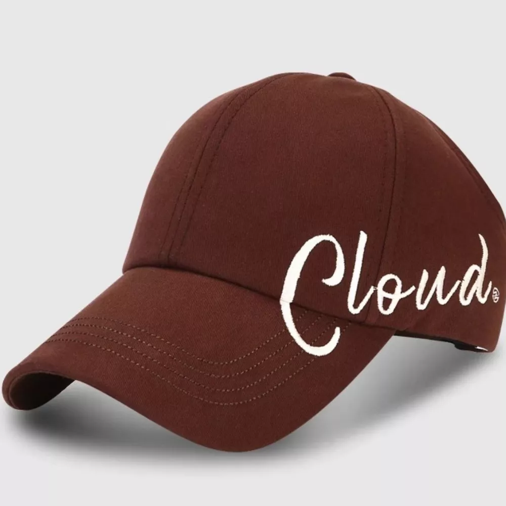 Baseball Cap with "Cloud" Embroidery, image 3