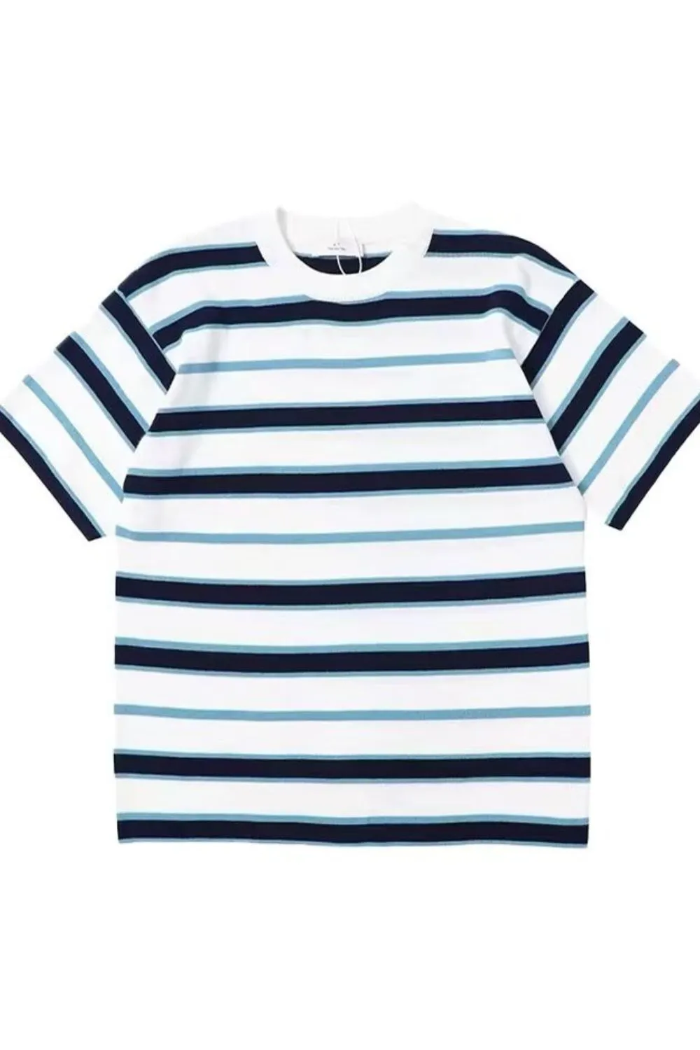 Men's Plus Size Casual Striped Short Sleeve T-Shirt, image 3