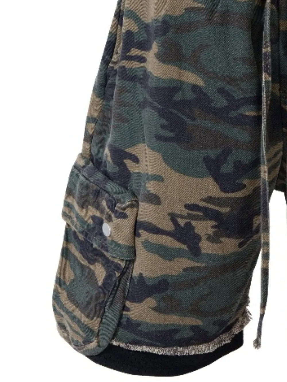 Men's Drawstring Camouflage Shorts, image 6