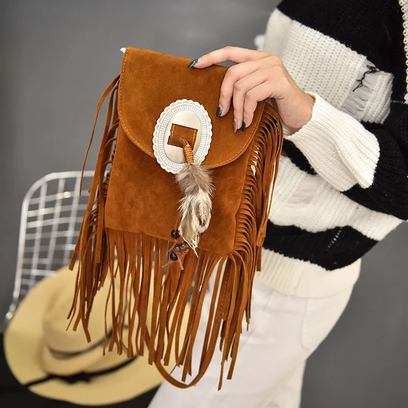 Fringe Tassel Crossbody Bag, image 6