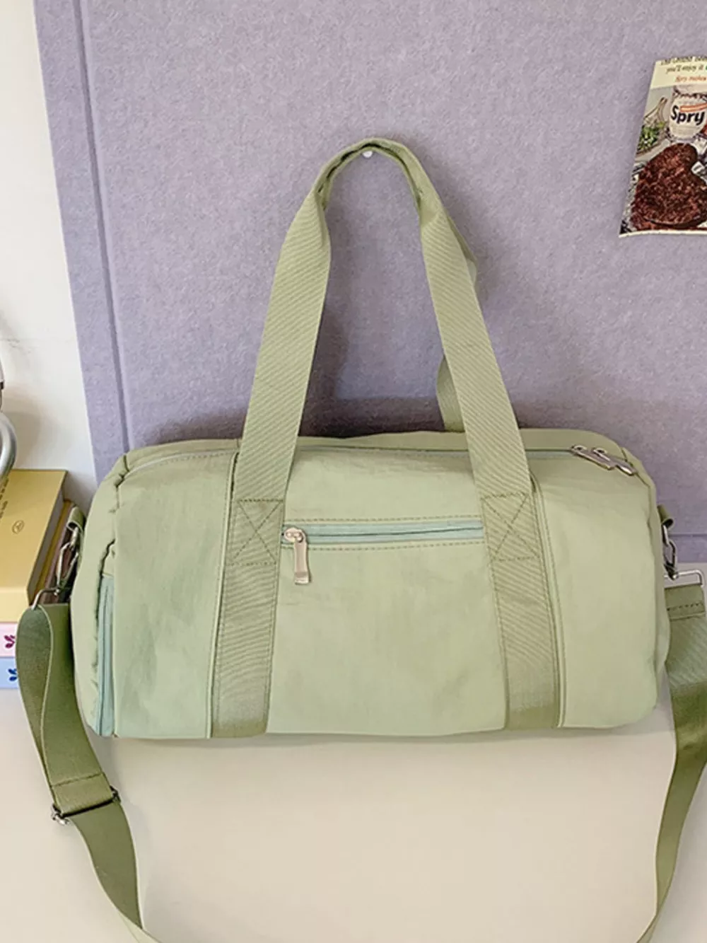 Duffel Bag with Mesh Pocket, image 2