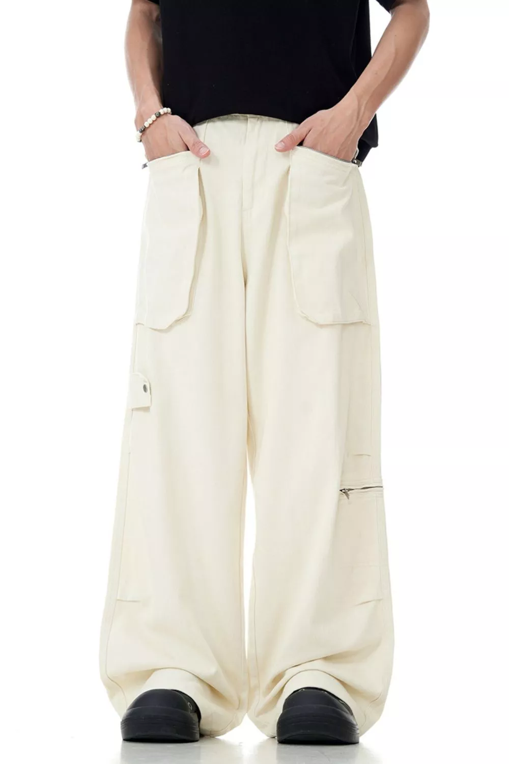 Men's Loose Fit Multi-Pocket Cargo Pants