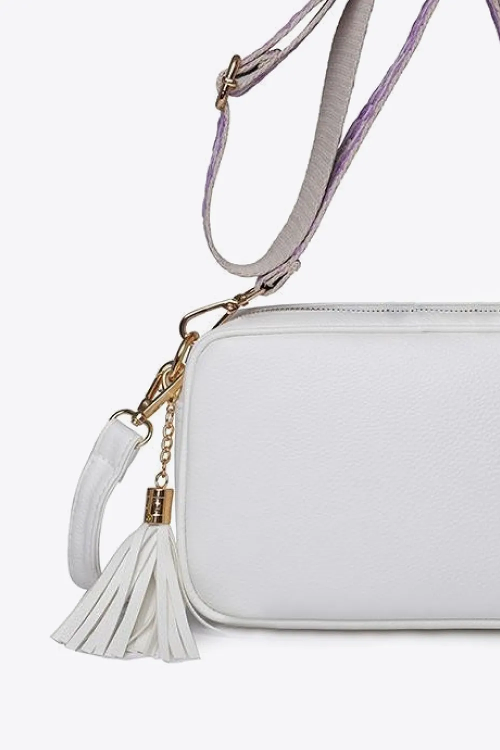 PU Leather Tassel Crossbody Bag, image 21