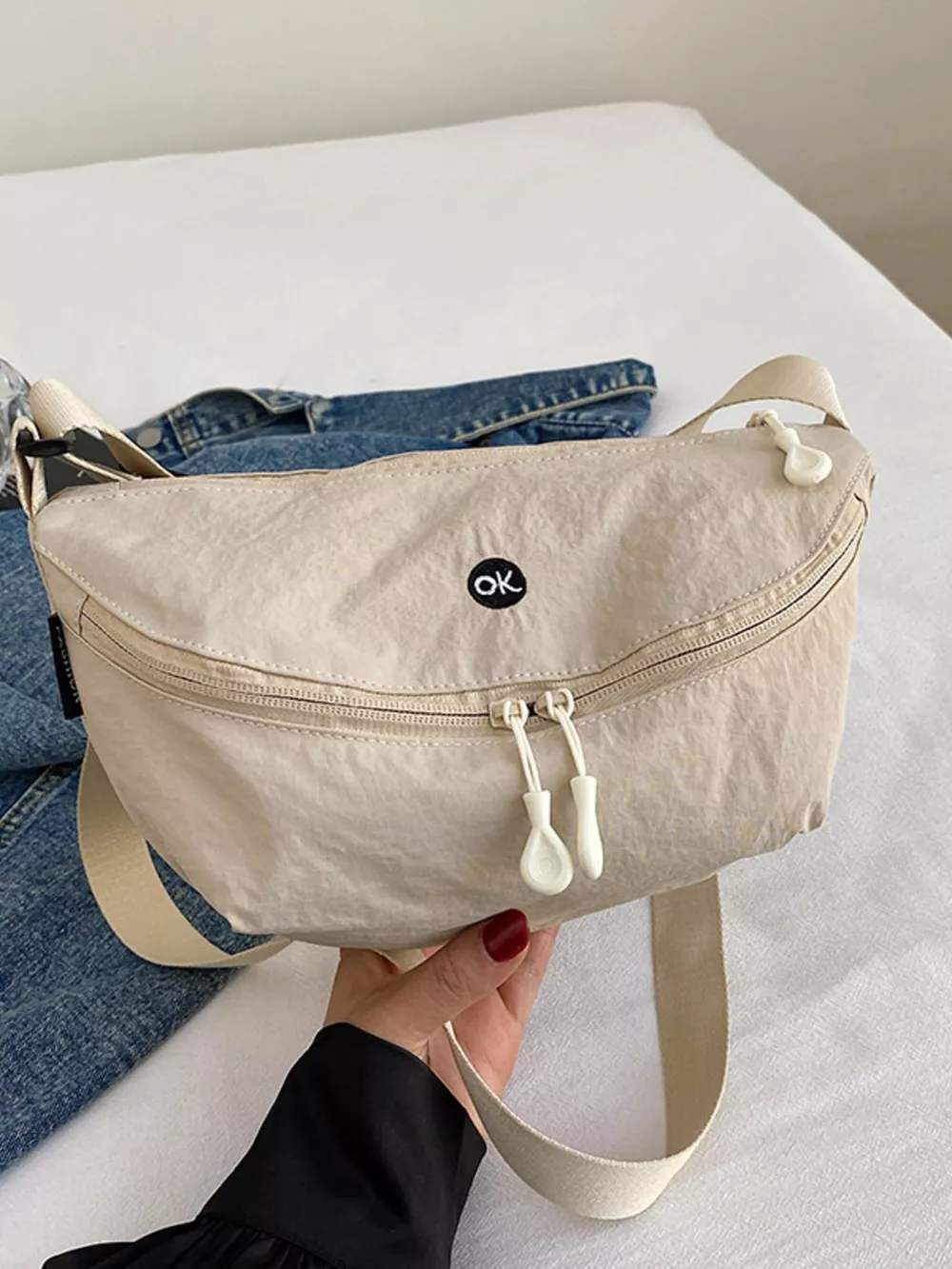 Lightweight Canvas Sling Bag, image 8
