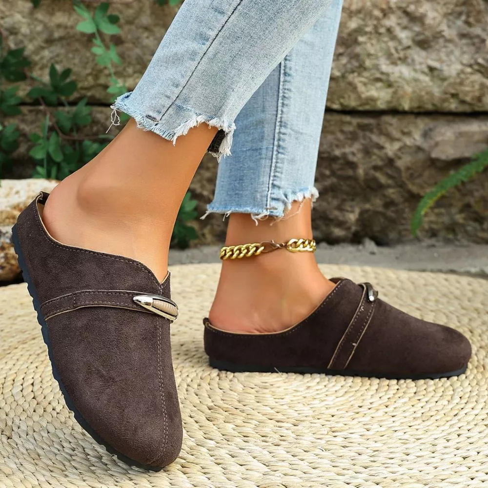 Round Toe Flats Slip-Ons, image 6