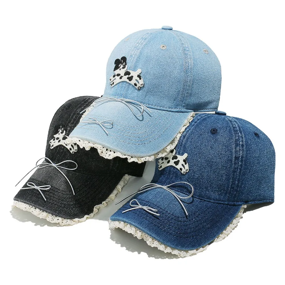 Dog Bow Adjustable Baseball Cap, image 12