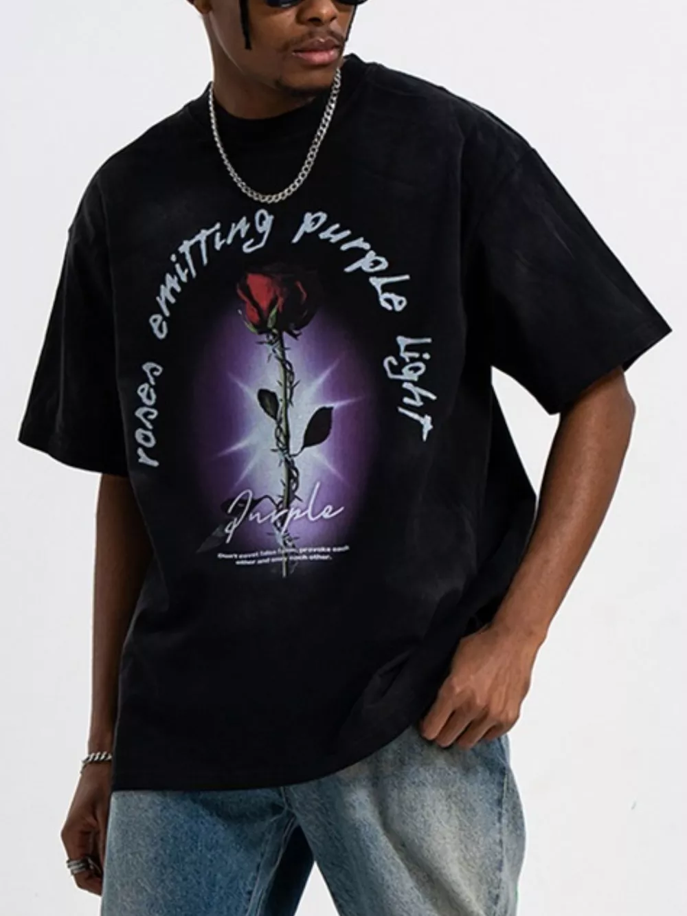 Men's Graphic Round Neck Short Sleeve T-Shirt, image 2