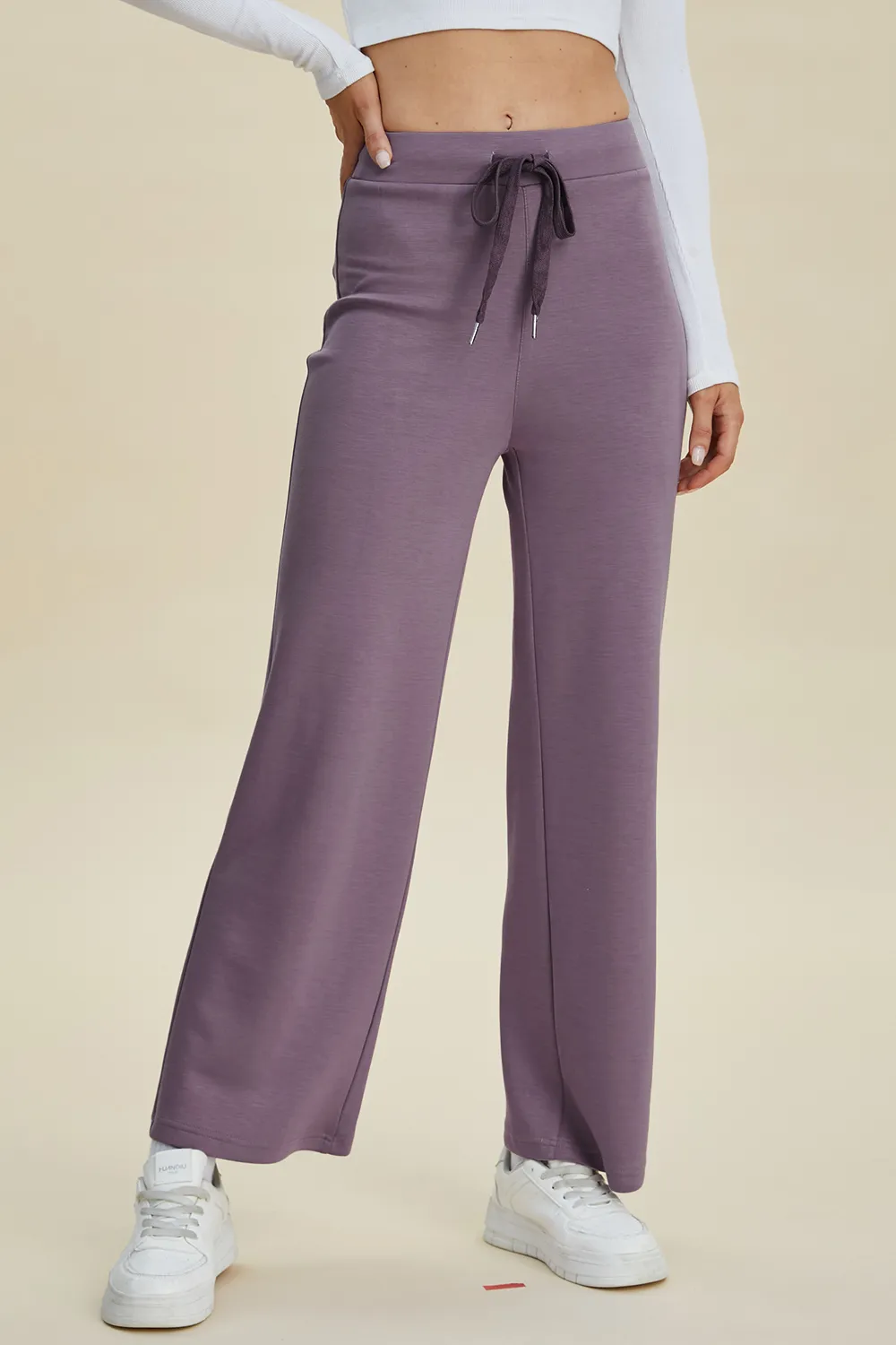 Full Size Air Scuba Drawstring Wide Leg Pants, image 12