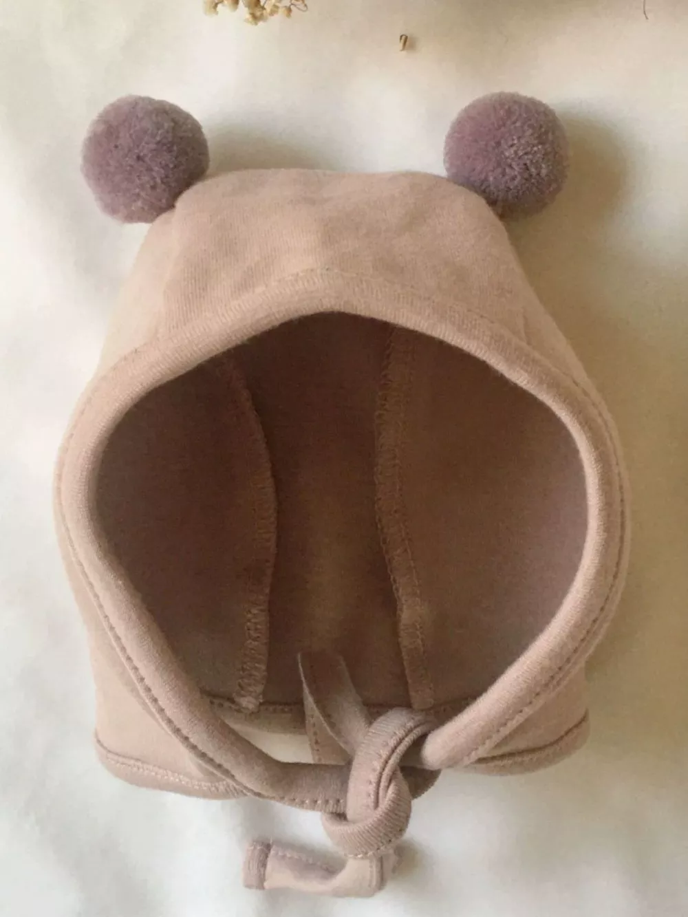 Children's Bear Pom-Pom Hat, image 4