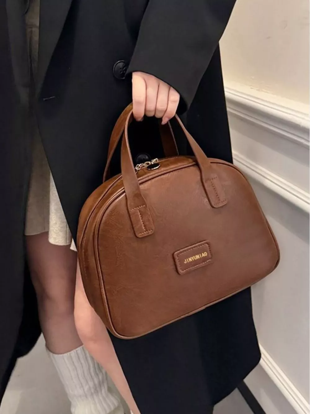 Top Handle Makeup Handbag, image 6