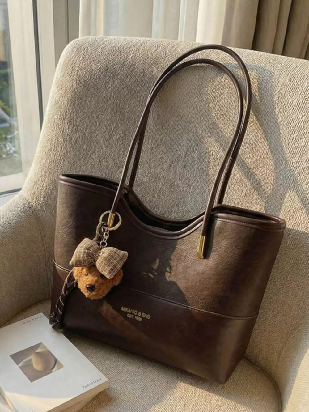PU Leather Shoulder Bag, image 3