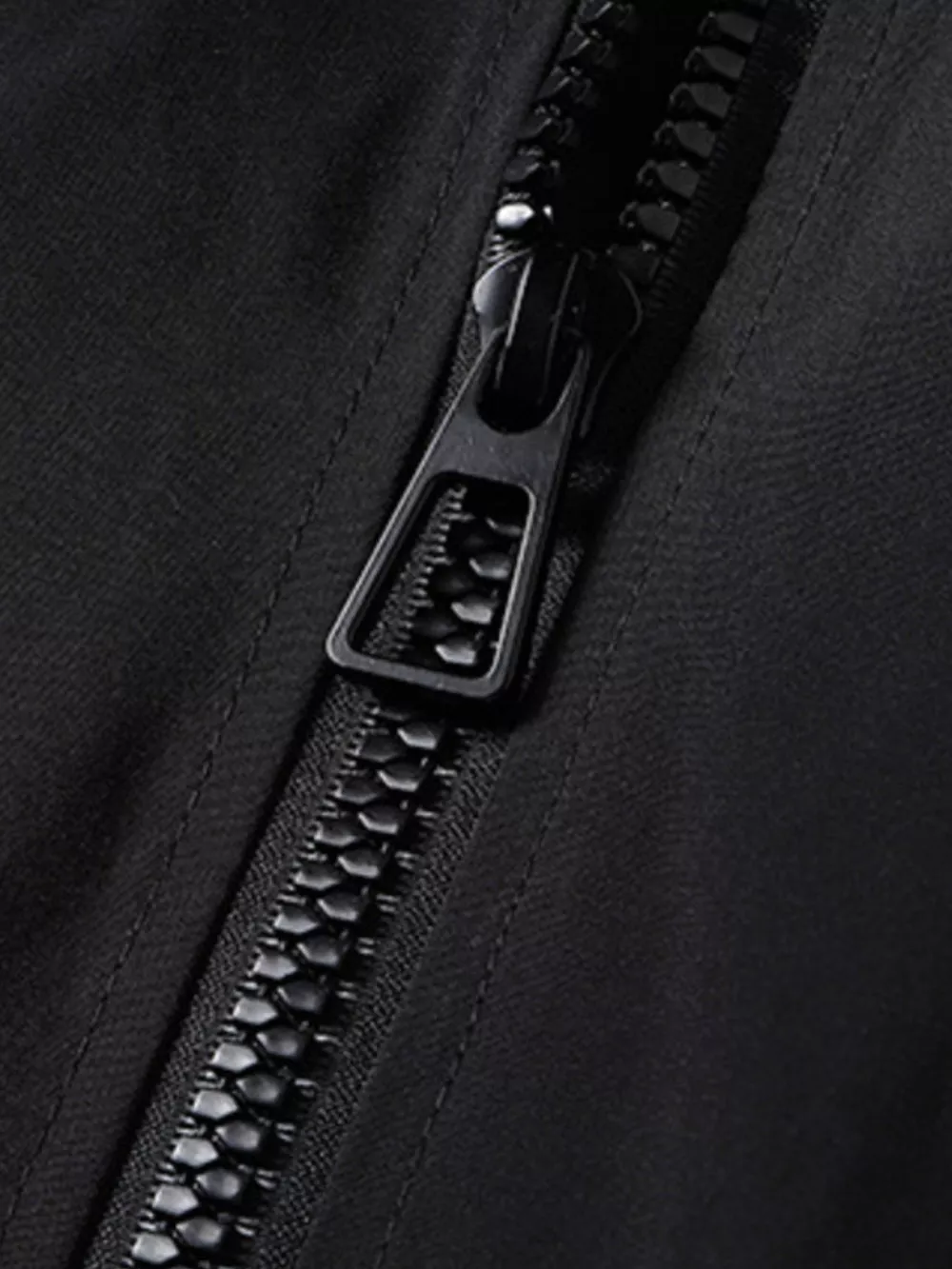Men's Racing-Inspired Zip Up Bomber Jacket, image 3