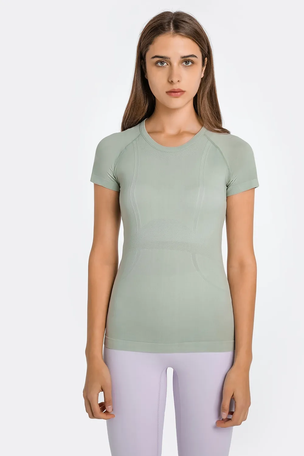 Round Neck Short Sleeve Active T-Shirt, image 23