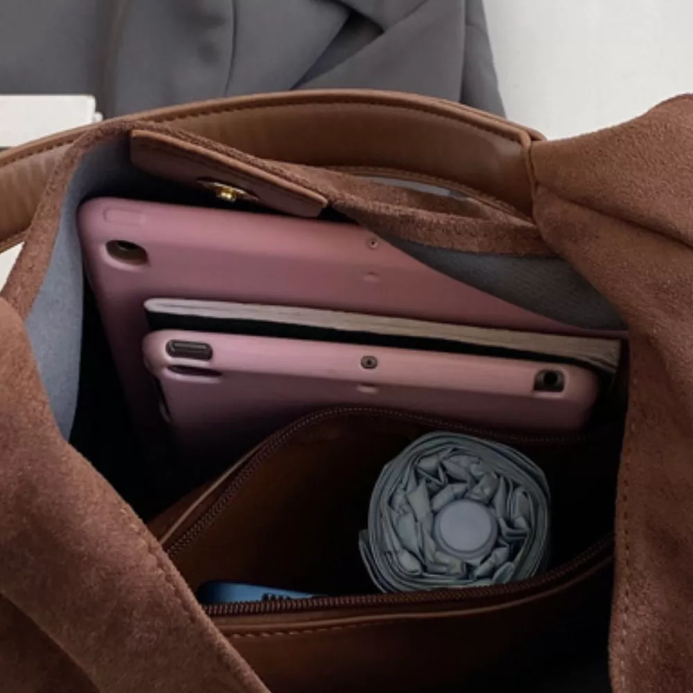 Solid Color Shoulder Bag, image 7