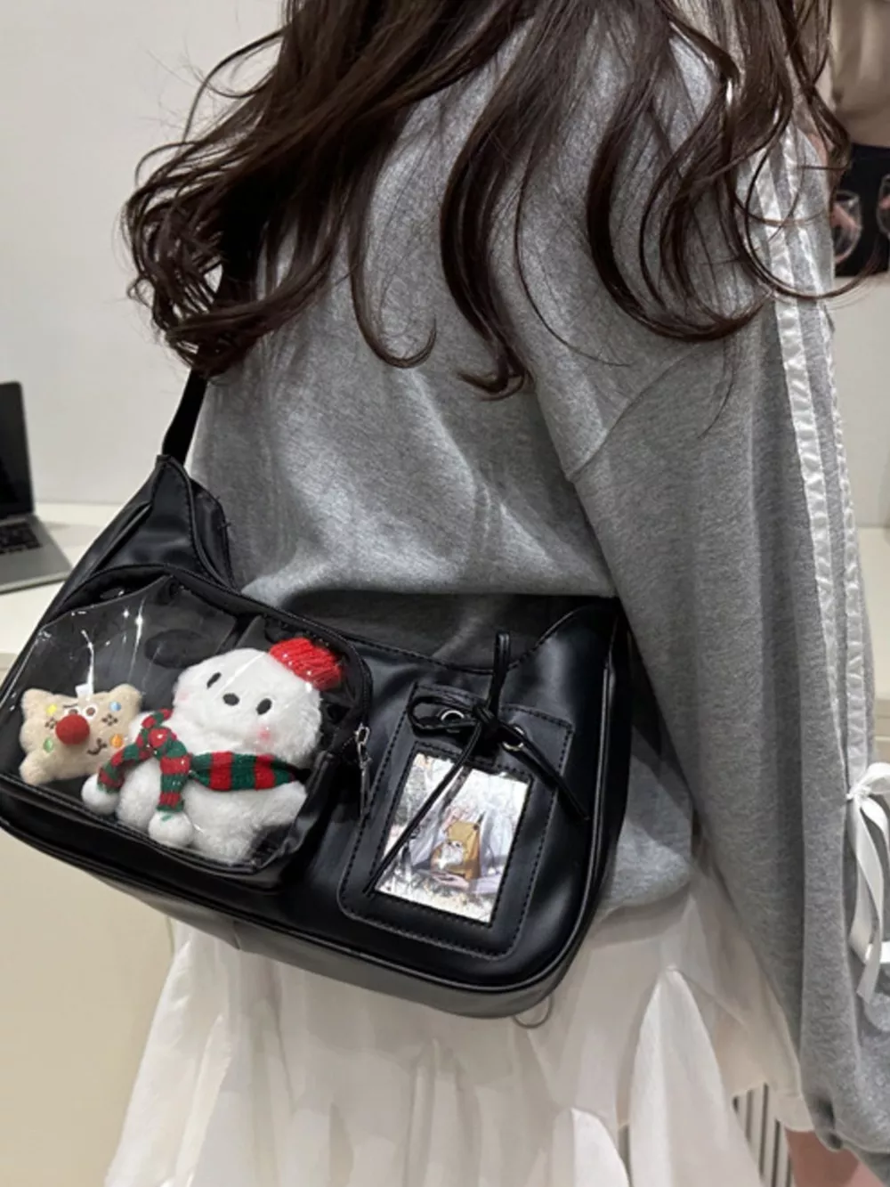 Clear Pocket Crossbody Bag, image 4