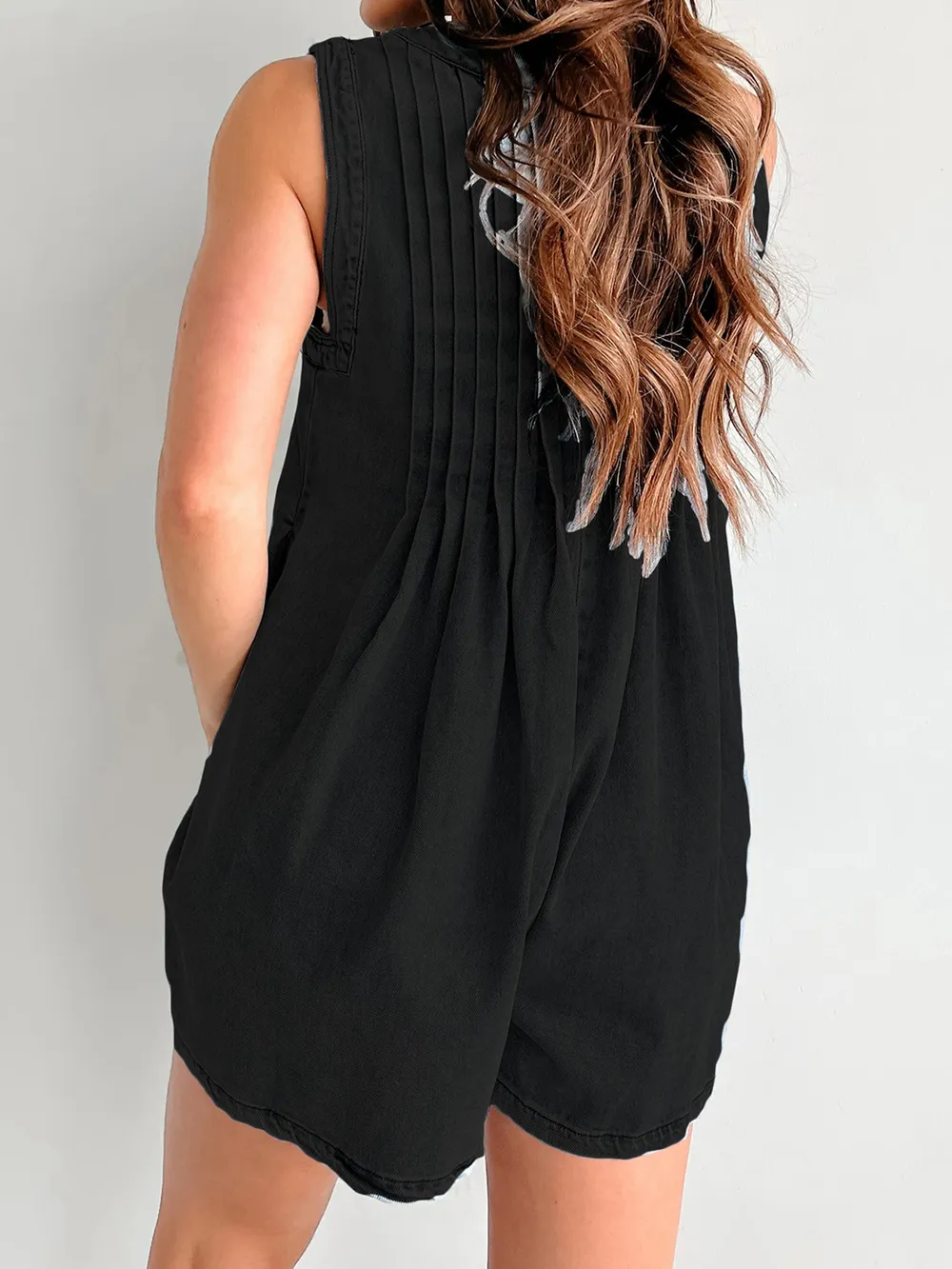Tied Romper with Pockets, image 25